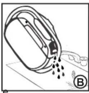 CANDY CS C10DGS - Per rimuovere la vaschetta alla porta - 2