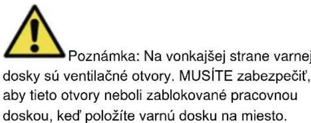 CANDY CIES644DC - VAROVANIE: Zaistenie dostatočného vetrania - 2