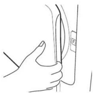 CANDY CDV 671 XSY - Tür und Sieb - 1