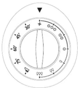 CANDY CDV 671 XSY - Auswahlen des Programms - 1