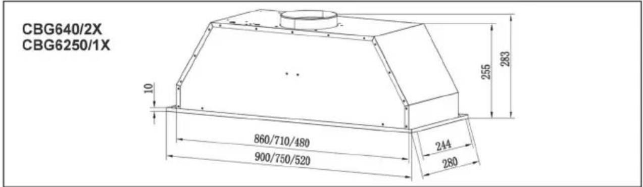CANDY CBG6402X - Muszaki adatok - 2