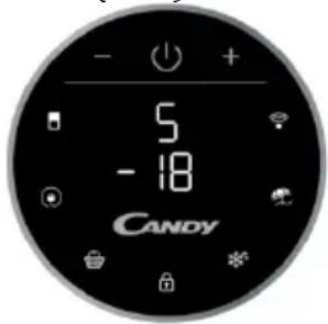 CANDY CMNV 7184 DX - OKRAGLY WYSWIETLACZ (JESLI JEST DOSTEPNA) - 1