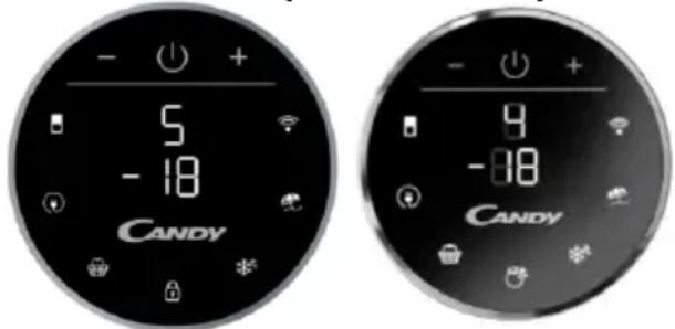 CANDY CMNV 7184 DX - RUNDT DISPLAY (HVIS TILSTEDE) - 1