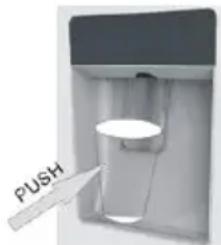 CANDY CMNV 7184 DX - DISTRIBUTEUR D'EAU (LE CAS ÉCHÉANT) - 1