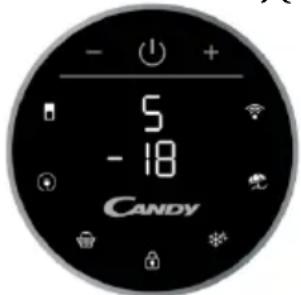 CANDY CMNV 7184 DX - OKRUHLY DISPLEJ (AK JE PRITOMNA) - 1
