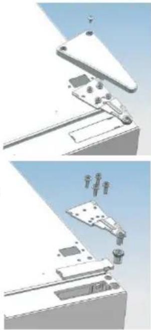 CANDY CMNV 6184W - ANTIETPOΦH ANOIGMATO ΠIOPTA Σ Anoovapuoλóγηση της πόptac tou ψυείου - 1