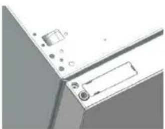 CANDY CMNR 6184XPUWIFI - Inverser le SENS d'ouverture de la porte démontage de la porte du réfrigérateur - 5