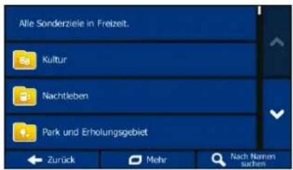 BLAUPUNKT TravelPilot 65 Active - Beispiel für die Navigation zu einem Sonderziel - 1