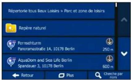 BLAUPUNKT TravelPilot 65 Active - Acceder à un lieu d'intérêt — Exemple - 2