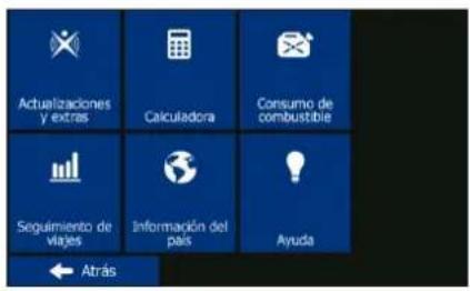 BLAUPUNKT TravelPilot 65 Active - Menú Más - 1