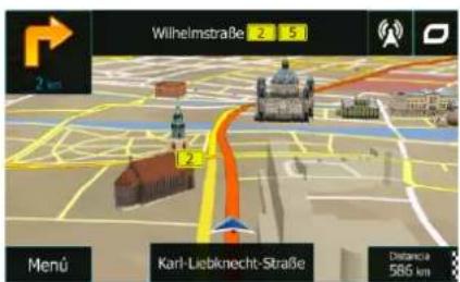 BLAUPUNKT TravelPilot 65 Active - La pantalla Mapa - 1