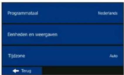 BLAUPUNKT TravelPilot 65 Active - Het menu Installingen - 2