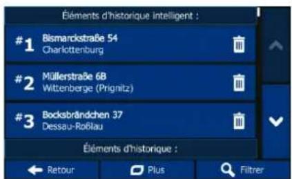 BLAUPUNKT TravelPilot 65 Active - Menu de destination - 1