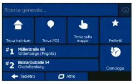 BLAUPUNKT TravelPilot 65 Active - Menu Destinazione - 1