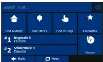 BLAUPUNKT TravelPilot 65 Active - Quick Find - 2