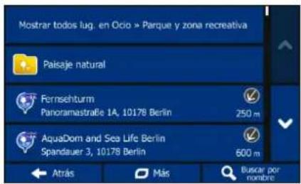 BLAUPUNKT TravelPilot 65 Active - Un exemple de navigación hasta un lugar de interes - 2