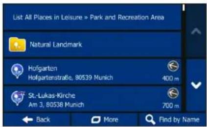BLAUPUNKT TravelPilot 65 Active - An example of navigating to a place of interest - 2