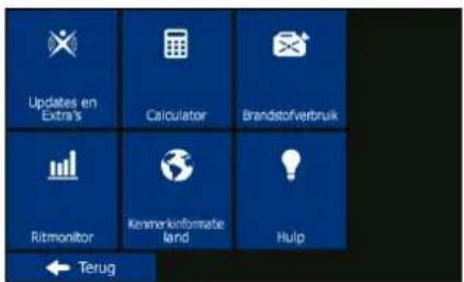 BLAUPUNKT TravelPilot 65 Active - Het menu 'Meer' - 1