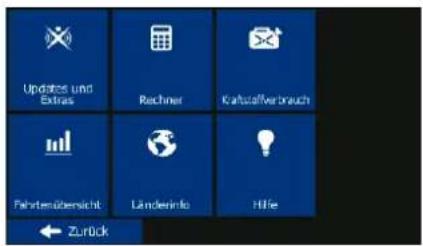 BLAUPUNKT TravelPilot 65 Active - Menu „Mehr“ - 1