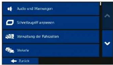 BLAUPUNKT TravelPilot 55 Active - Einstellungsmenü - 1