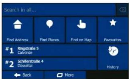 BLAUPUNKT TravelPilot 55 Active - Quick Find - 2