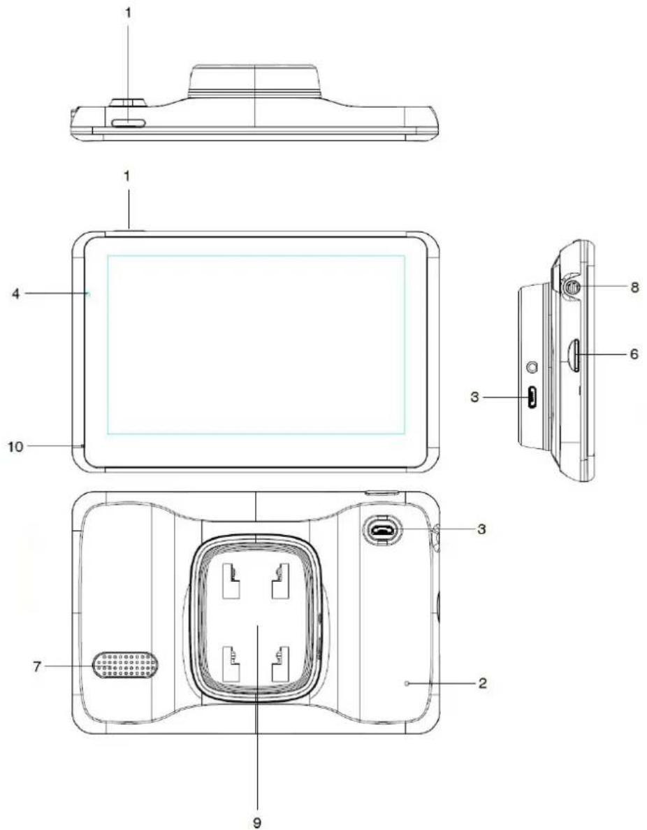BLAUPUNKT TravelPilot 55 Active - Pour votre sécurité, n'accédez pas aux commandes du produit pendant que vous conduisez. - 1