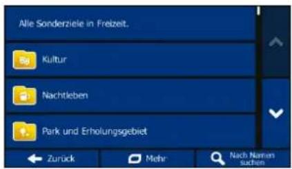 BLAUPUNKT TravelPilot 55 Active - Beispiel für die Navigation zu einem Sonderziel - 1