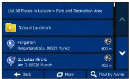 BLAUPUNKT TravelPilot 55 Active - An example of navigating to a place of interest - 2