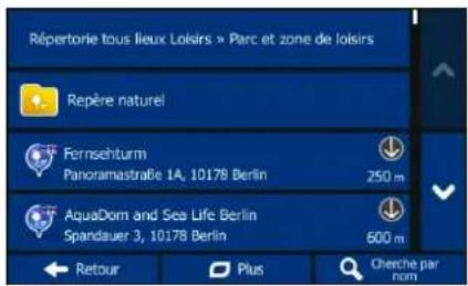 BLAUPUNKT TravelPilot 55 Active - Accéder à un lieu d'intérêt — Exemple - 2