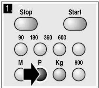 BLAUPUNKT 5MA 15500 - Setting a programme - 1