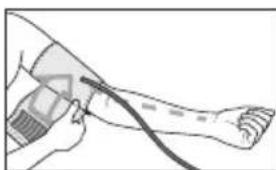 BEURER BM 27 - Attaching the cuff - 2