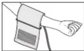 BEURER BM 27 - Colocacion del brazalete - 1