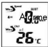 AURIOL IAN 288624 - Activation et désactivation de l'alarme vent et de l'alarme de refroidissement éolien - 2
