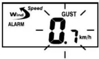 AURIOL IAN 288624 - Setting the wind alarm - 2