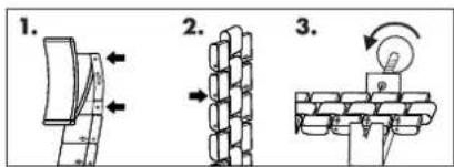 AURIOL IAN 282681 - Instruções para encunar a bracelet para o Modelo 2-LD4517-4 - 1