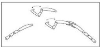 AURIOL IAN 282681 - Instruções para encurtar a bracelet para os modelos 2-LD4517- 5+6 - 1