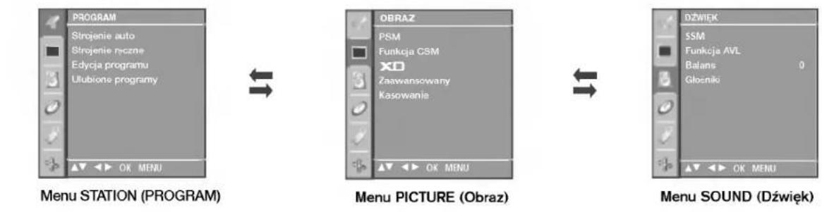 LG 42PC1RVA - WYBIERANIE I REGULACJA MENU EKRUNOWYCH - 4
