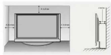 LG 42PC1RVA - Installazione su una scrivania - 2