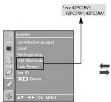 LG 42PC1RVA - AUSWAHL UND EINSTELLUNG DER OSD-MENUS - 7