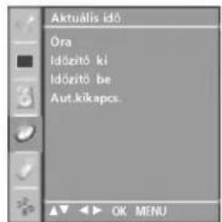 LG 42PC1RVA - A képernyón megjelenő menübeallitások kivalasztása és modosítása - 9
