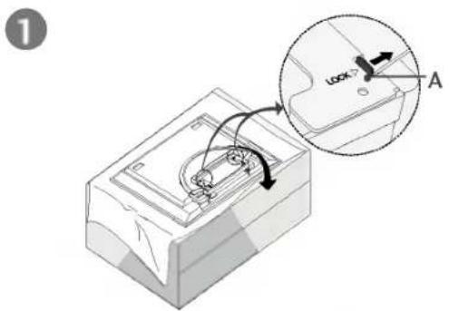 LG 42PC1RVA - MISE EN PLACE DU SOCLE - 1