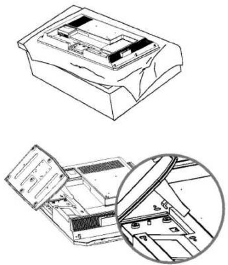 LG 42PC1RVA - INSTALAÇÃO DA COLUNA (Apenas para 32LC2R*) - 1