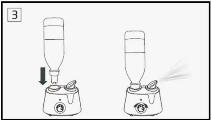 Orbegozo HU 1000 - Use the device and switch off - 2