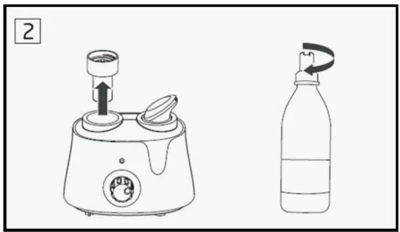 Orbegozo HU 1000 - Use the device and switch off - 1