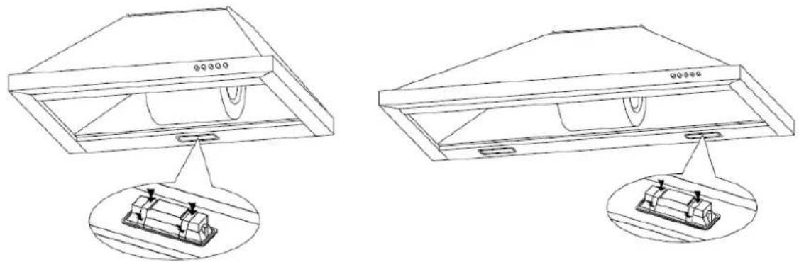 Orbegozo DS 48160 B IN - Note: if the bulb is faulty, replace immediately. - 1