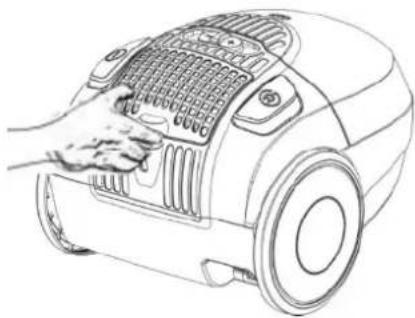 Orbegozo AP 7007 - Cleaning the exhaust air filter - 1