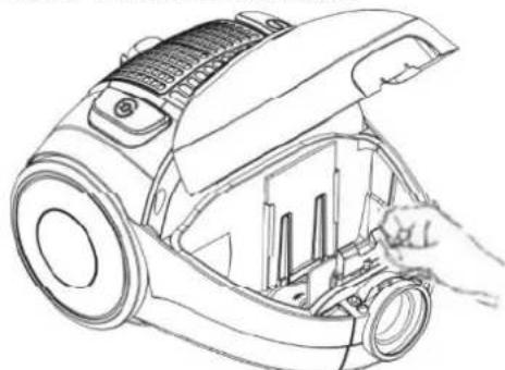 Orbegozo AP 7007 - Colocacion y retirada de la Bolsa de microfibra. - 4