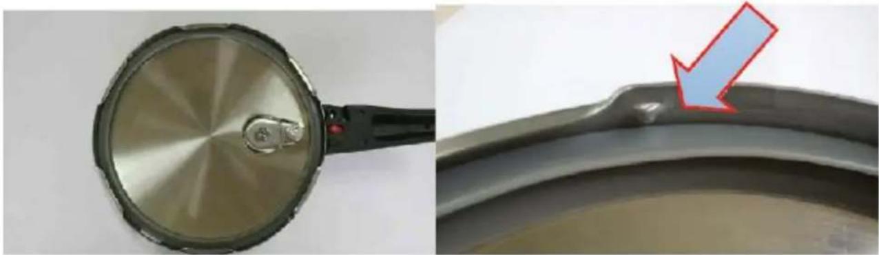 Orbegozo HP 8006 - Substituição da junta de silicone - 2