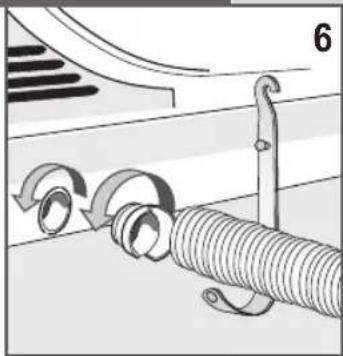 Campomatic D862L - CONNECTING THE AIR EXHAUST TUBE - 1