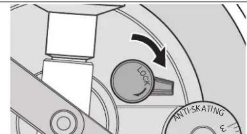 TECHNICS SL1200GR - Stel de hoogte af met de armhoogte-instelring. - 2